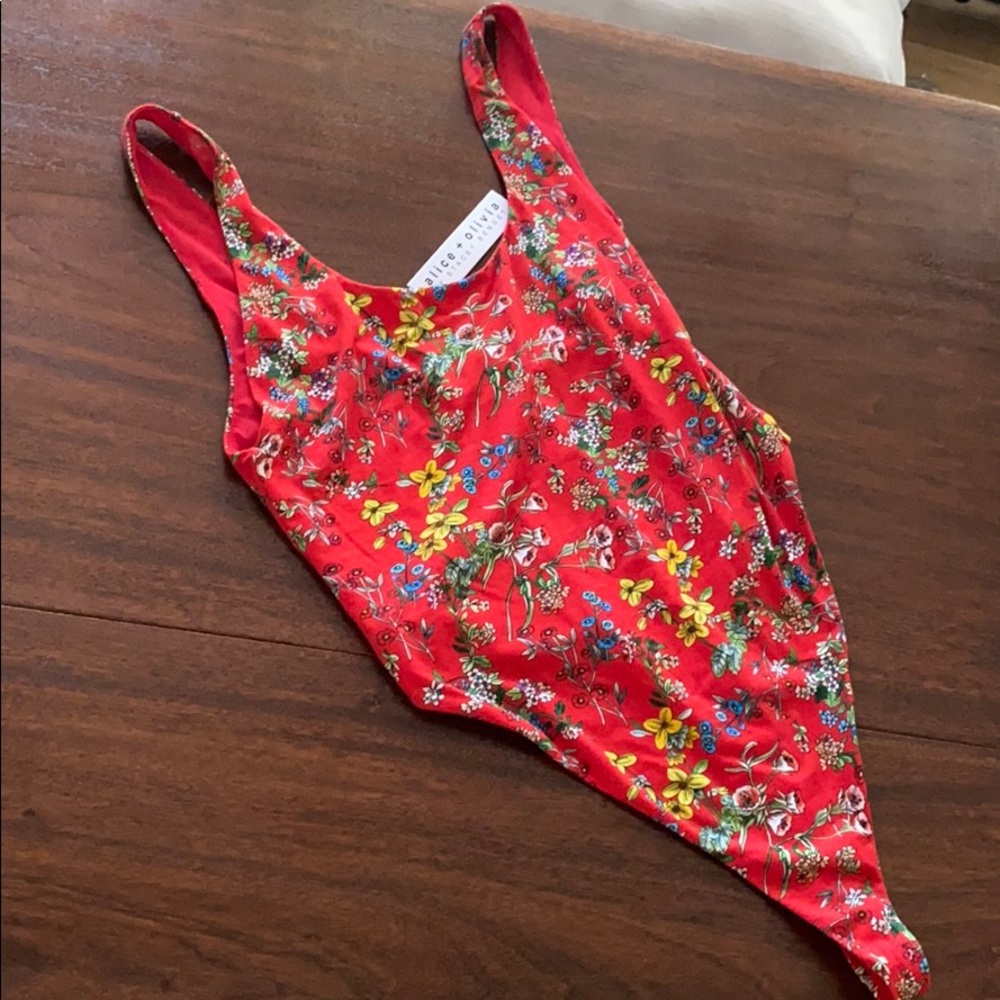 Alice & Olivia floral bodysuit - Picture 4 of 5